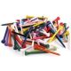 Houten tees 100 stuks van 2 1/8 inch = 5,4 cm. 