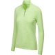 Greg Norman dames baselayer lime green heather