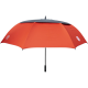 Pure2Improve golfparaplu UV oranje/grijs
