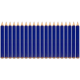 Potlood donker blauw (20 stuks)