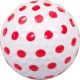 Golfballen set van 3 rode stippen