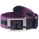 J. Lindeberg Slater 40 striped webbing belt navy