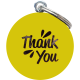 Golfbal sleutelhanger Thank you