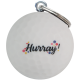 Golfbal sleutelhanger Hurray!