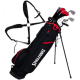 Spalding Stalen heren halve golfset Zawrt/rood