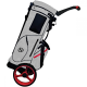 Zero Friction ZFBAG5002 Stride Wheel Pro Golf Bag Grey