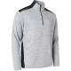 Abacus Sunningdale 6380-789 halfzip lt grey black
