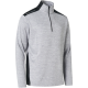 Abacus Sunningdale 6380-789 halfzip lt grey black