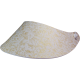 Foam Visor in two tone (een kant met goudkleurige-print