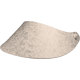 Foam Visor in two tone (een kant met zilverkleurige-print