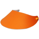 Foam visor oranje