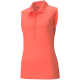 Puma Rotation 595823 05 sleeveless polo Georgia Peach