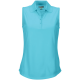 Greg Norman ladies polo sleeveless Ocean blue