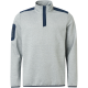 Abacus Scramble 6409-702 half zip fleece lt greymelange