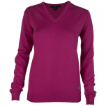 Greg Norman Ladies V-neck Merino Wool pullover