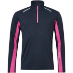 Abacus Cypress 6740-878 halfzip longsleeve Navy Hibiscus
