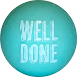 Golfballen set van 3 met print "Welldone"