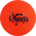 Golfballen set van 3 met print "Cheers"