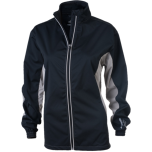 Greg Norman G2F7F001 ladies windtop weather knit black grey