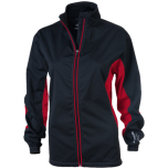 Greg Norman G2F7F001 ladies windtop weather knit black red