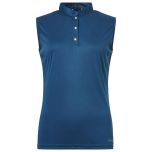 Abacus Cherry 2719 563 sleeveless polo Peacock blue