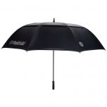 Fastfold golfparaplu zwart/grijs