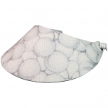Foam visor witte golfballen