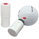 Golfbal stempel lips