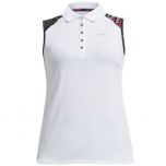 Rohnisch element sleeveless poloshirt palm fuchsia