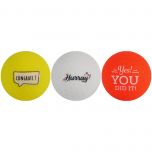 Golfballen WS9900028 Gefeliciteerd set van 3