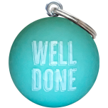 Leuke sleutelhanger van een golfbal met print, GS-Welldone-Mint