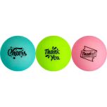 Golfballen WS9900148 set van 3 met de print "Thank You".